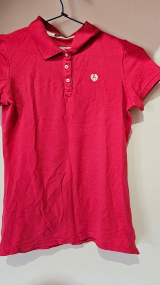 Polo roja mujer
