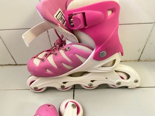 Patines en línea niña rosa