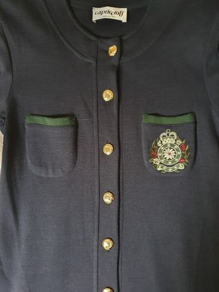 Abito Capriccioli blu scuro vintage