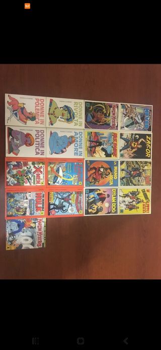 16 Mini Fumetti Vintage