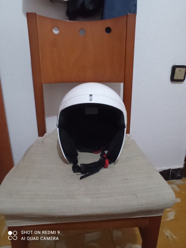Casco moto blanco