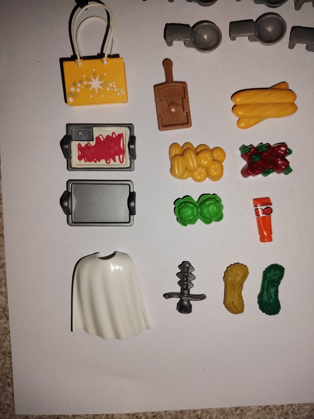 Accessori Playmobil: carrello e cucina