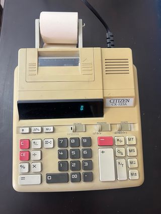 Calculadora Citizen CX-123A Impresora
