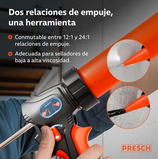 Pistola silicona 600ml - 12:1 & 24:1