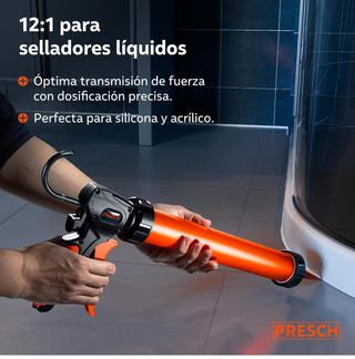 Pistola silicona 600ml - 12:1 & 24:1