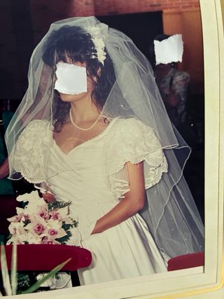 velo  novia Pronovias - blanco con perlita