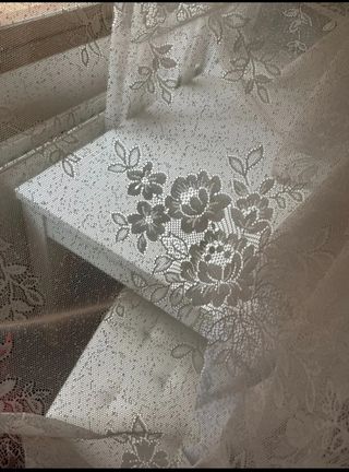 Visillo blanco - Cortina encaje