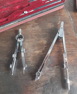 2 Compasso Geometrici Vintage