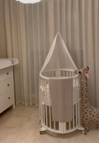 Mini cuna Stokke color blanco - Cuna bebé