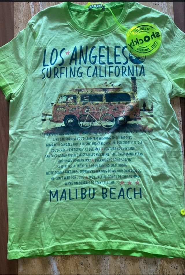 Maglietta Shockly uomo verde tg.S