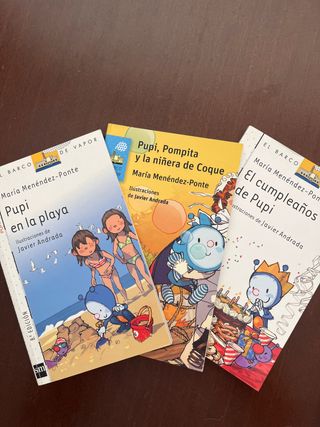 Pupi en la playa Pupi, Pompita y El cumpleaños