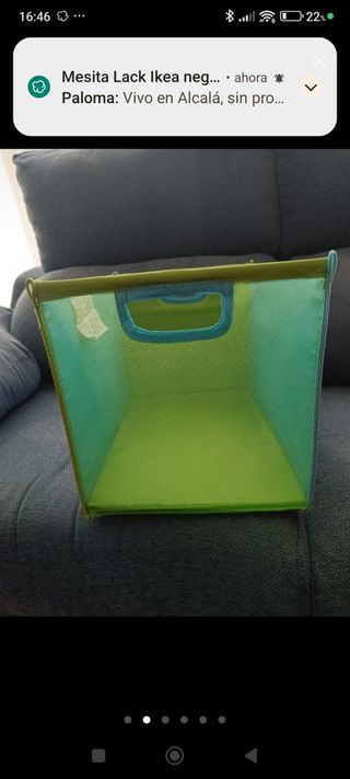 Caja almacenaje Ikea roja