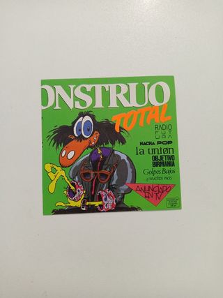 Carátula vinilo Monstruo total
