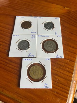 Lote 4 Monedas - Colección