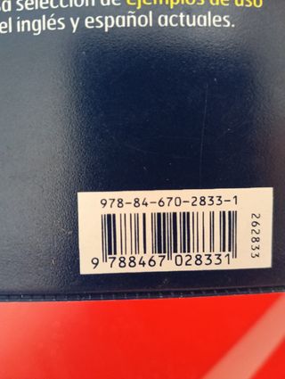 Diccionario mini inglés