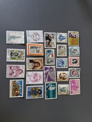 23 Francobolli Italia Vintage