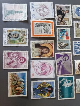 23 Francobolli Italia Vintage