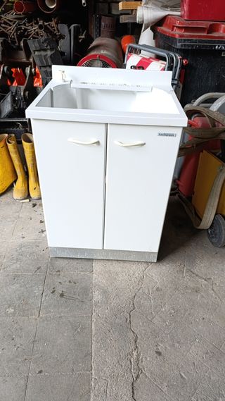 Lavandino plastica bianco