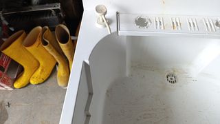 Lavandino plastica bianco