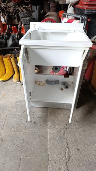 Lavandino plastica bianco