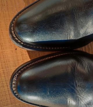 Stivali in pelle neri