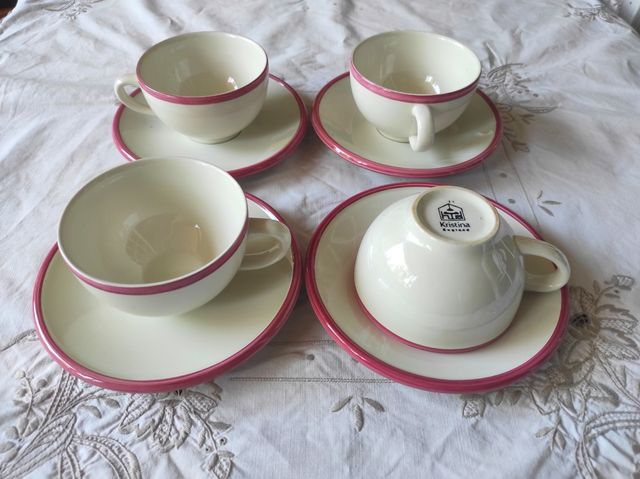 Set 4 tazze da thè England 