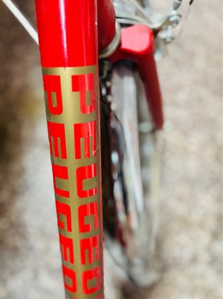 Bici Vintage Peugeot Rossa