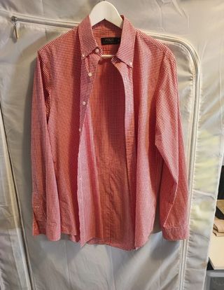 Camisa cuadros Polo Ralph Lauren roja y blanca 