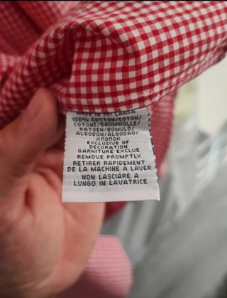 Camisa cuadros Polo Ralph Lauren roja y blanca 