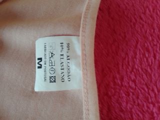 Camiseta beige talla M - sonrisa