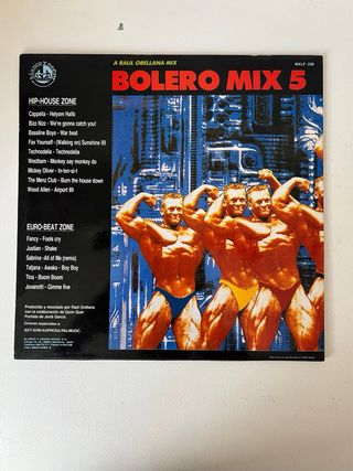 Disco de vinilo de Bolero mix Raúl Orellana