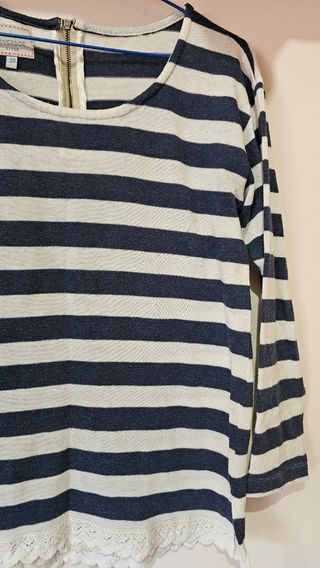 Jersey rayas azul-blanco