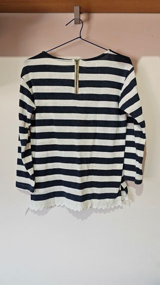 Jersey rayas azul-blanco