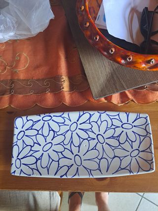 Vassoio Ceramica Vietri - Fiori