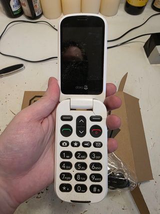 Telefono a conchiglia semplice per anziani