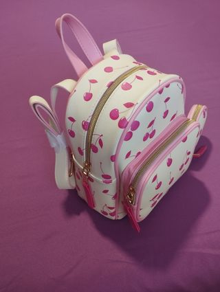 Mini mochila cerezas