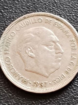 Moneda 100 pesetas plata 1966