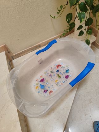 Bañera bebé transparente