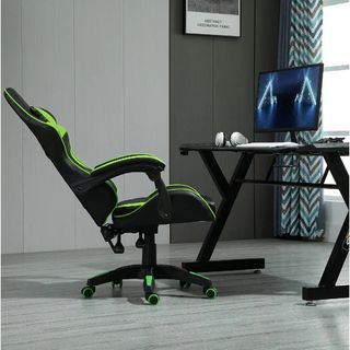 Silla Gaming Ergonómica Verde-Negra