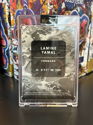Cromo Rookie Lamine Yamal colección Splat 7/10