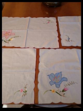 Set tovaglioli e tovagliette 
