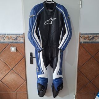 Mono piel Alpinestars azul-negro