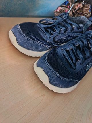 Zapatillas Skechers mujer azules
