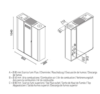 LAREIRA DE PALLETS SLIM CAROL DE EVA CALOR