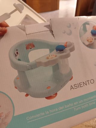 Asiento bañera bebé infantil