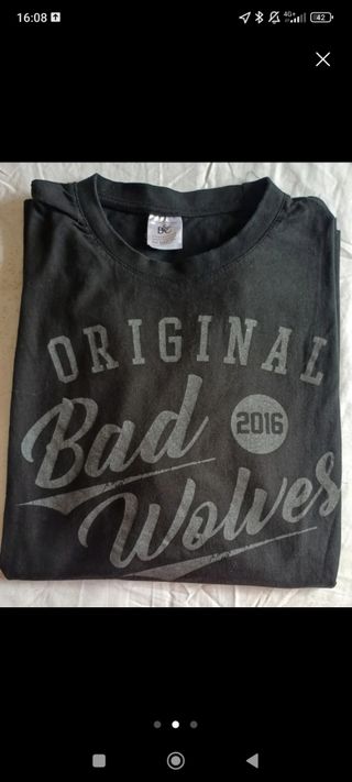 Camiseta Bad Wolves Negra