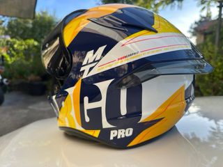 Casco MT Targo Pro - Azul/Amarillo Incluye caja