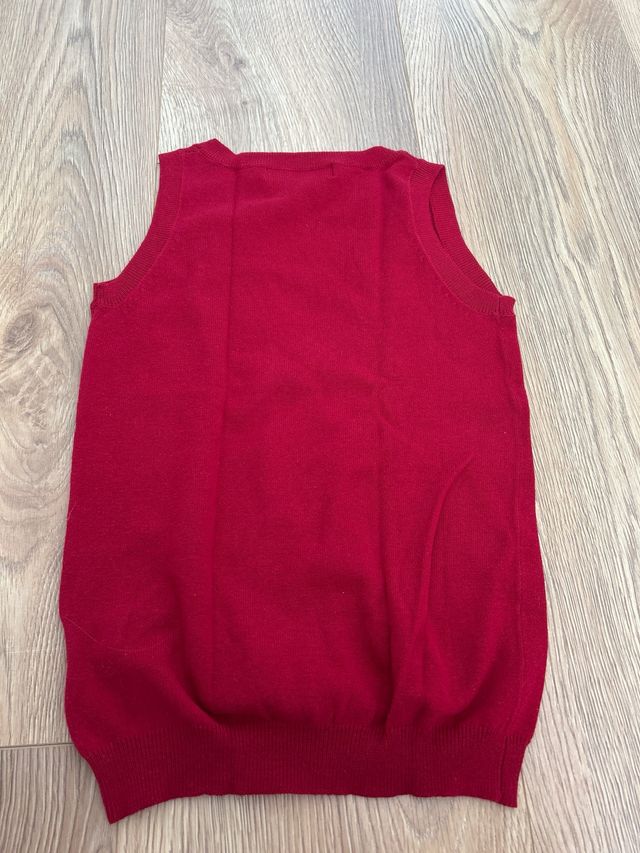 Chaleco Zara rojo talla S
