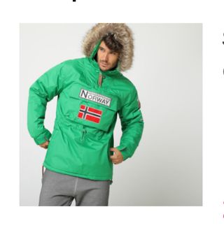 Anorak NORWEY verde hombre