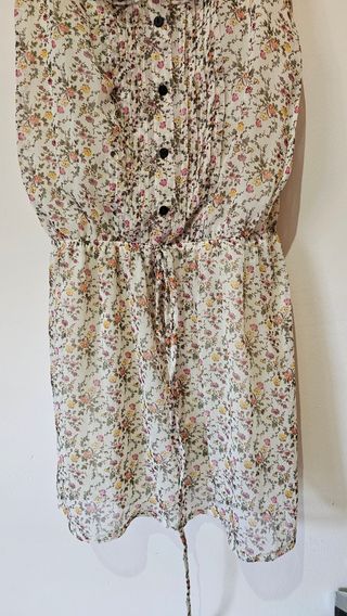 Vestido floral blanco